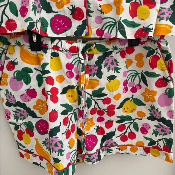 Printfresh Organic Cotton Short Sleep Set - Colorful Fruit Smoothie - Picture 5 of 13